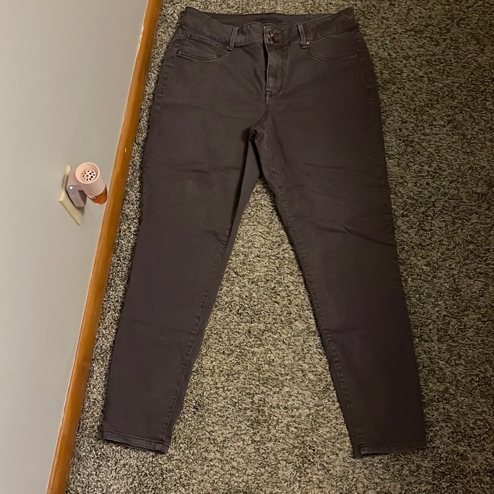 Maurices double button high rise jeggings size XL regular